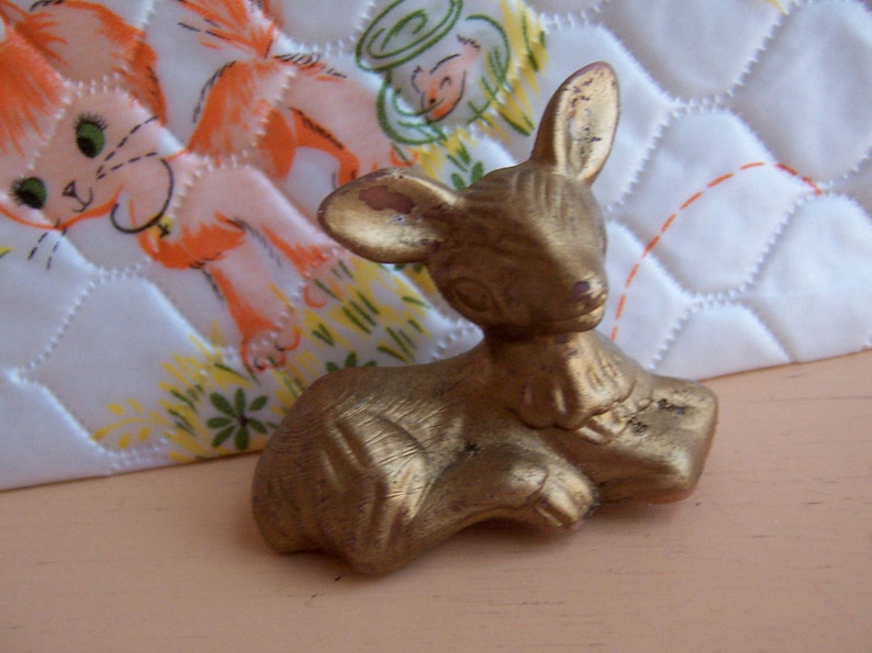 deer little plastic deer figurine