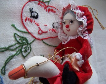 ornament / mother goose ornament