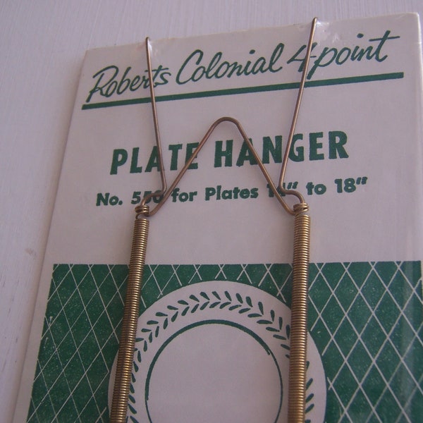 hanger / plate hanger, vintage four point