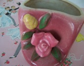 planter pink rose planter
