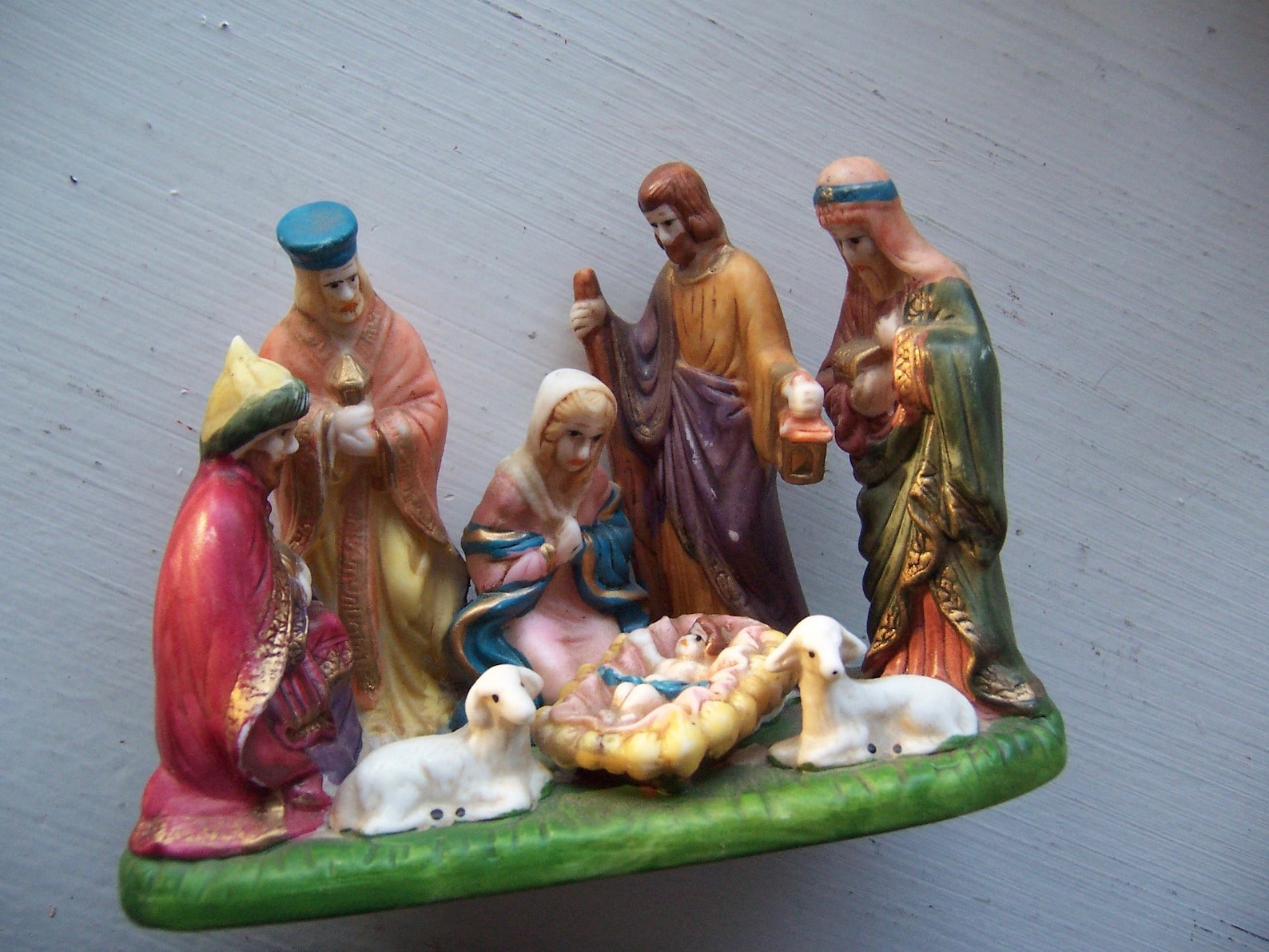 Nativity / Vintage Porcelain Nativity Scene Etsy