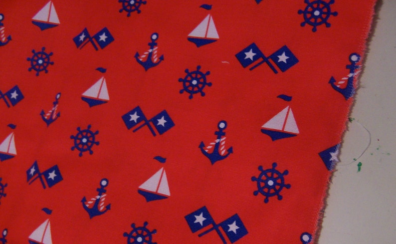 fabric heavy duty cotton anchors fabric piece