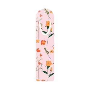 Floral Bookmark, Botanical Book Accessory, Pink Flower Page Marker, Reading Gift, Book Lover Gift, Teacher Gift, Bookworm Present