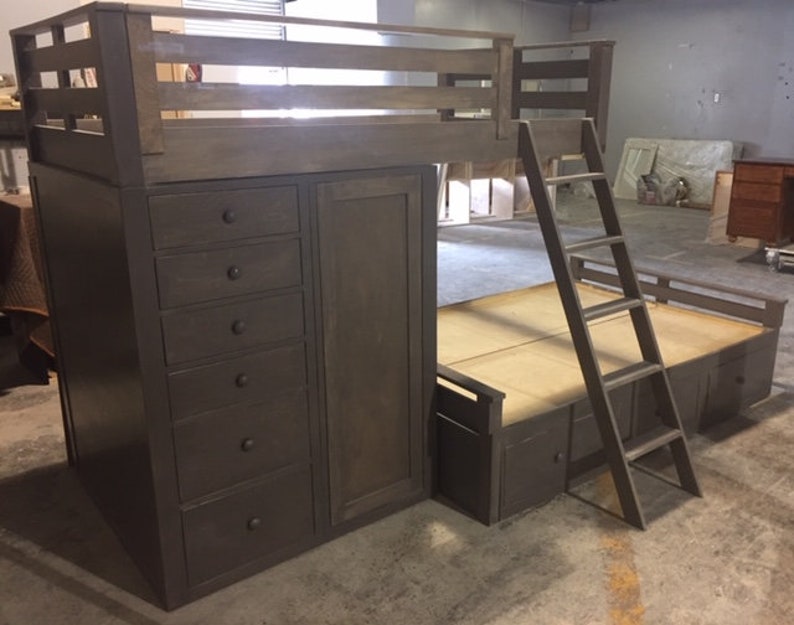 Handcrafted Loft Bed Etsy