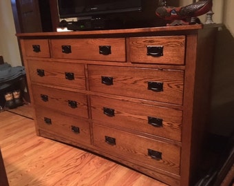 Solid Oak Dresser