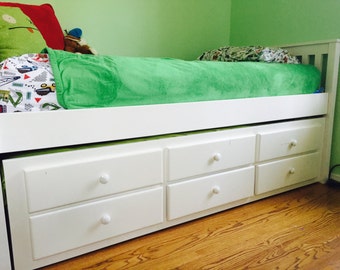 Handcrafted Captain Storage Bed