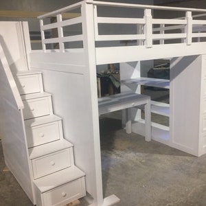 Handcrafted Loft Bed afbeelding 8