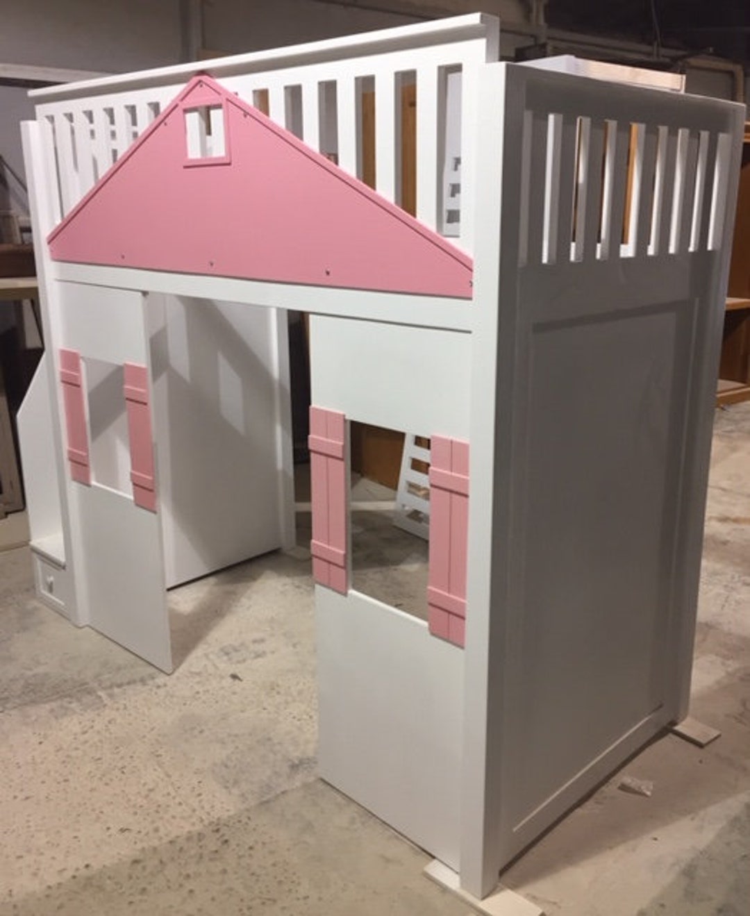 Handcrafted Doll House Loft Bed Etsy