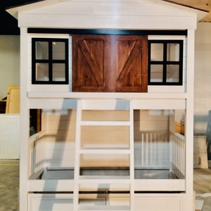 Barn House Bunk Bed