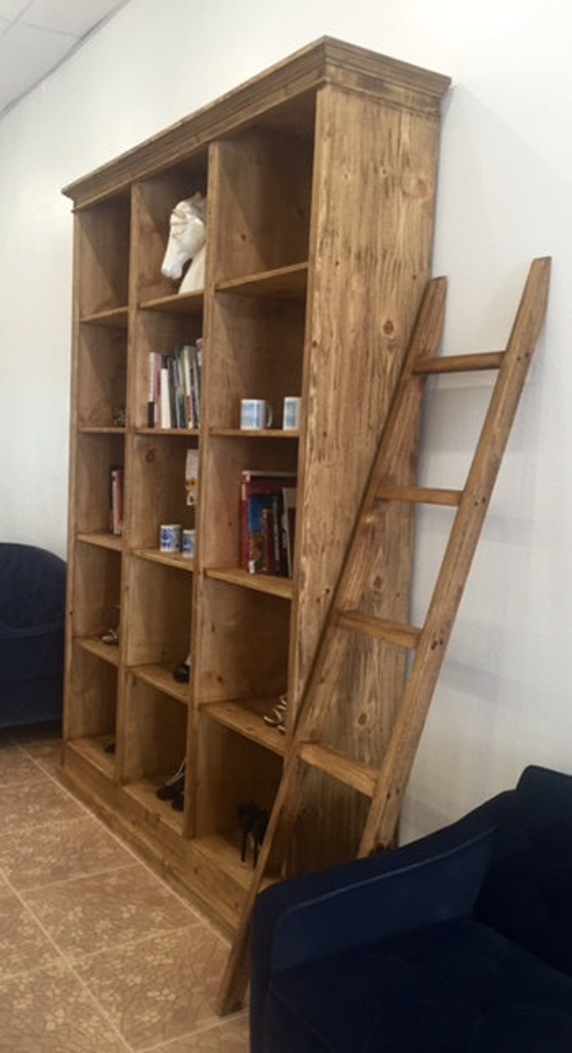 Handcrafted Bookcase - Etsy