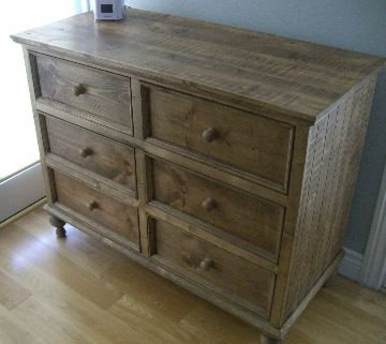 Handcrafted Dresser Solid Wood image 8