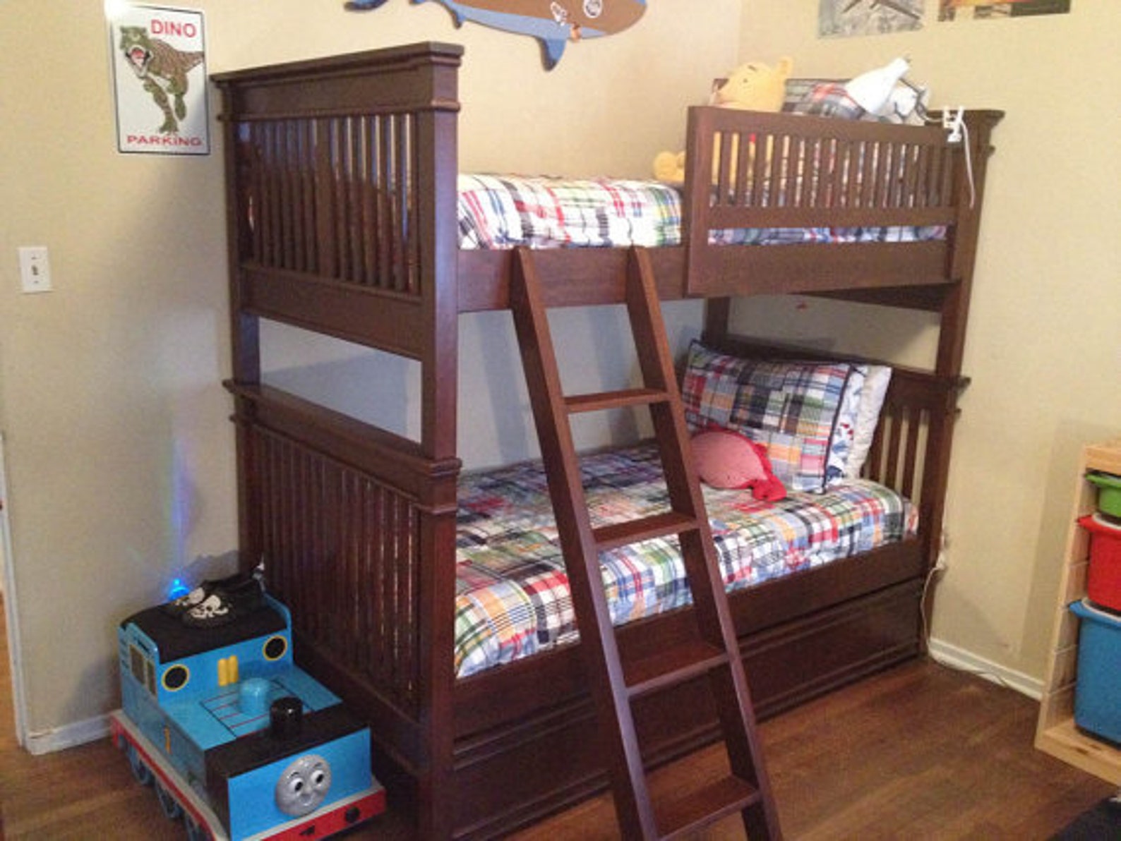 Solid Wood Bunk Bed Etsy