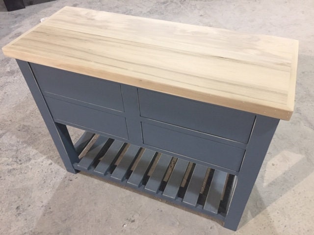 Handcrafted Kitchen Island Solid Wood - Etsy
