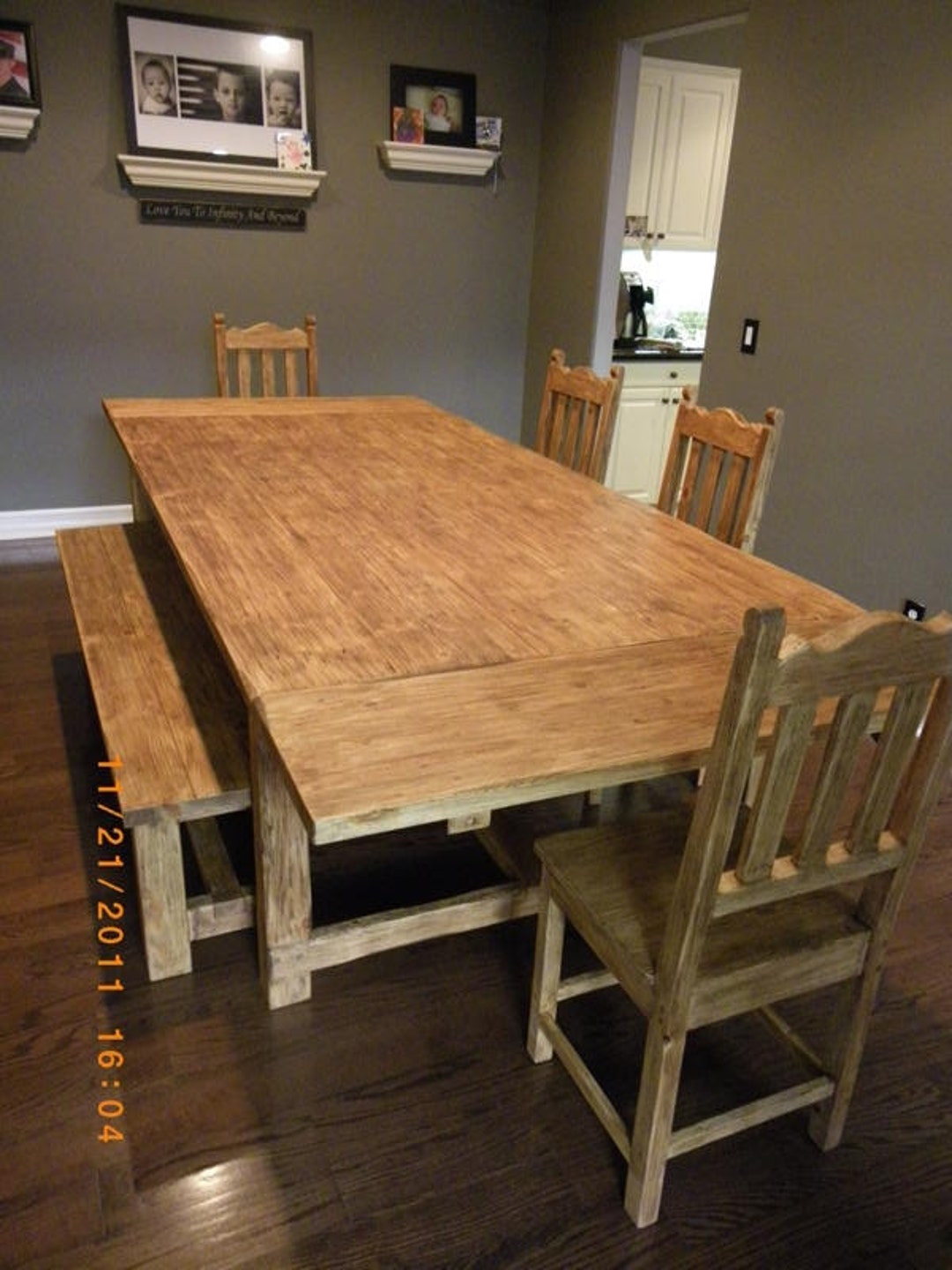 Handcrafted Dining Set Etsy