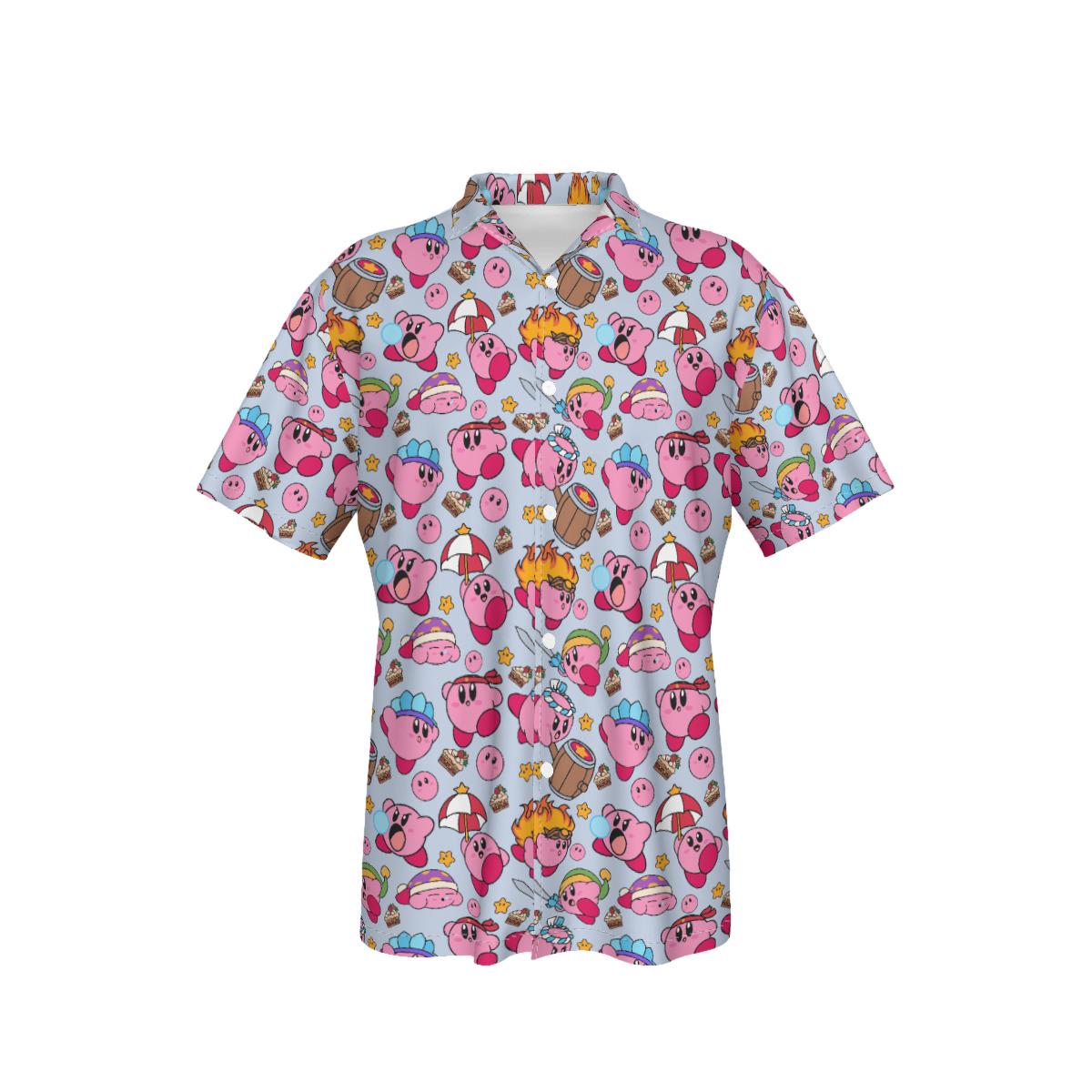 Kirby Button up Shirt - Etsy Kirby Button up Shirt - Etsy