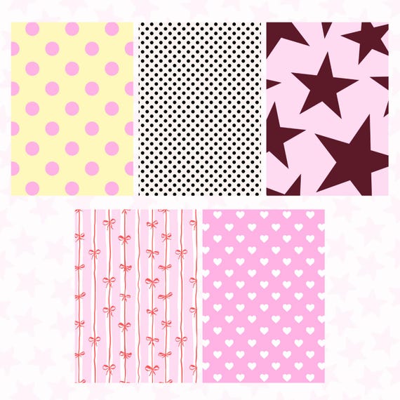 Mixed Print Sticky Back Scrapbook Paper: Junk Journaling