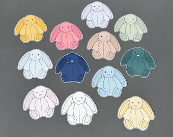 Cute Bunny Sticker | Aesthetic Scrapbook, Journaling