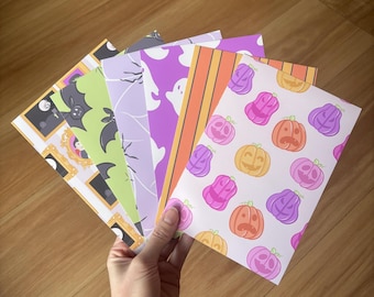Halloween Scrapbook Papier: Gruseliges Journal Papier