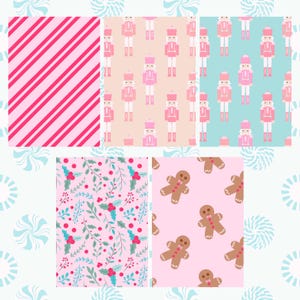 Papel adesivo para diário com tema natalino, papel para diário quebra-nozes, papel colorido para scrapbook, papel para diário de sucata, adesivos para diário de sucata