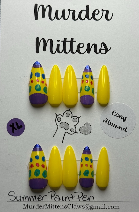 Spring/Summer; press-on nails