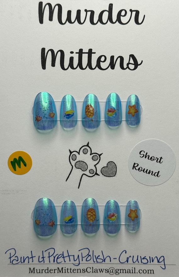 Paint It Pretty Polish - Cruising; press-on nails