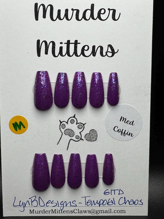 LynBDesigns - Temporal Chaos; press-on nails