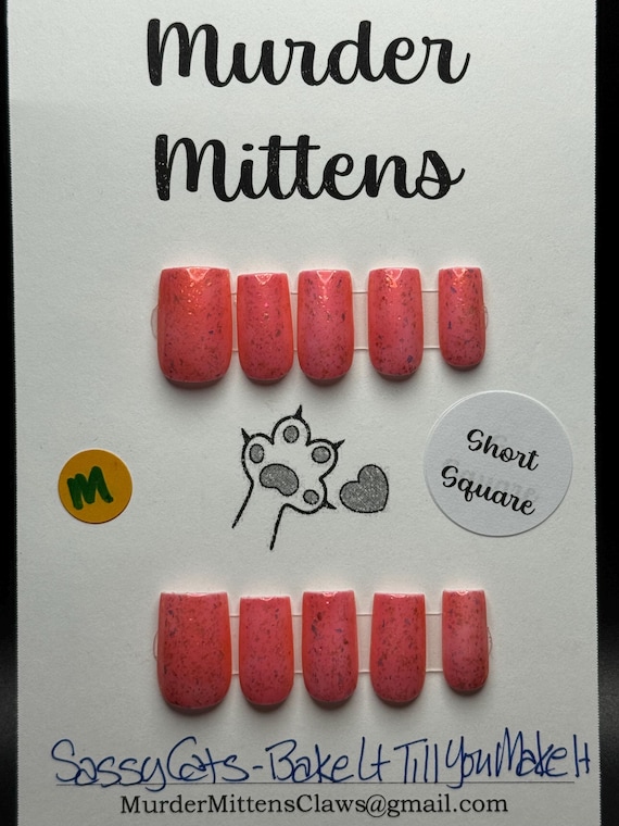 Sassy Cats Lacquer - Bake It Till You Make It; press-on nails