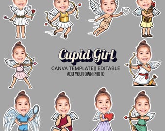 Cupid Valentine Days | Add Your Own Face | Cupid Custom Photo | DIY Valentine's Kid