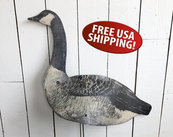 Carry-Lite Canada Goose Printed Cardboard Decoy, Vintage Hunting Decoy, Goose Decoy, Geese Decoy, Lodge Decor, Farmhouse Decor