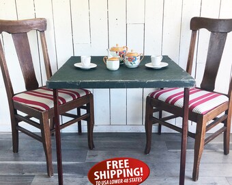 Samsonite Card Table Chair Set : Vintage Samsonite Card Table And Chairs Card Table By Macandmarys Card Table And Chairs Red Chair Table Cards : Check spelling or type a new query.