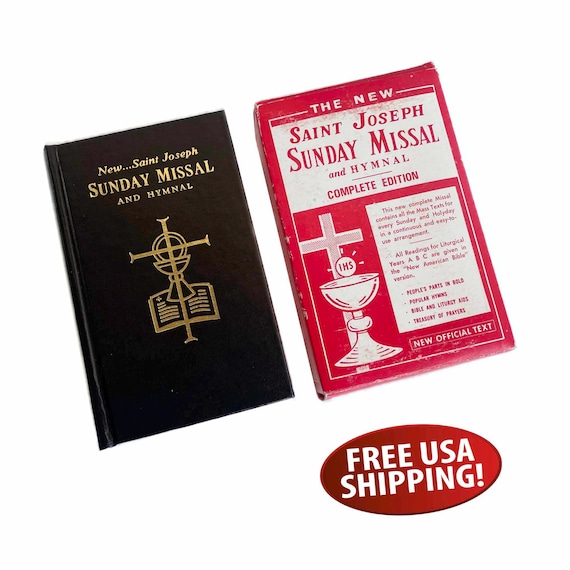 1974 Saint Joseph Sunday Missal – Catholic Hymnal With Box - Etsy
