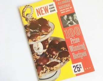 1959 Pillsbury Grand National Cookbook: Bake-Off Winner's Recipes, Midcentury Cookbook