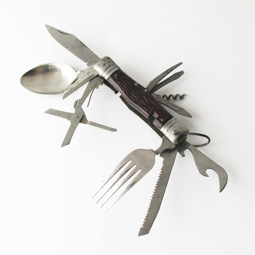 Vintage Camping Pocket Knife Boy Scout Knife Camp Knife Etsy