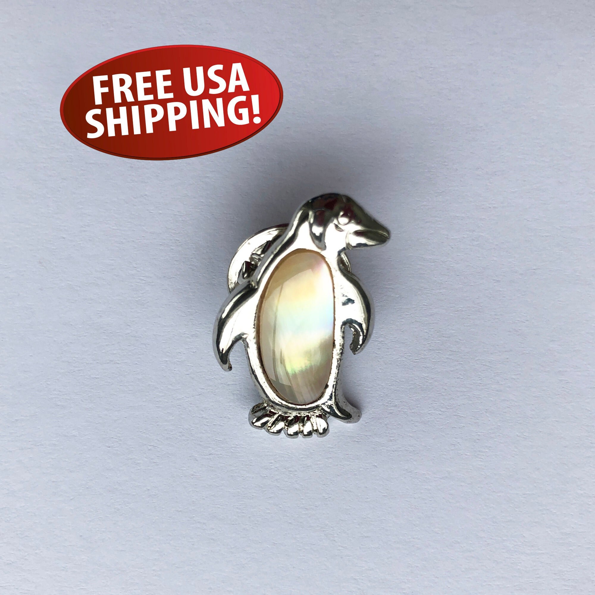 penguin tie clip