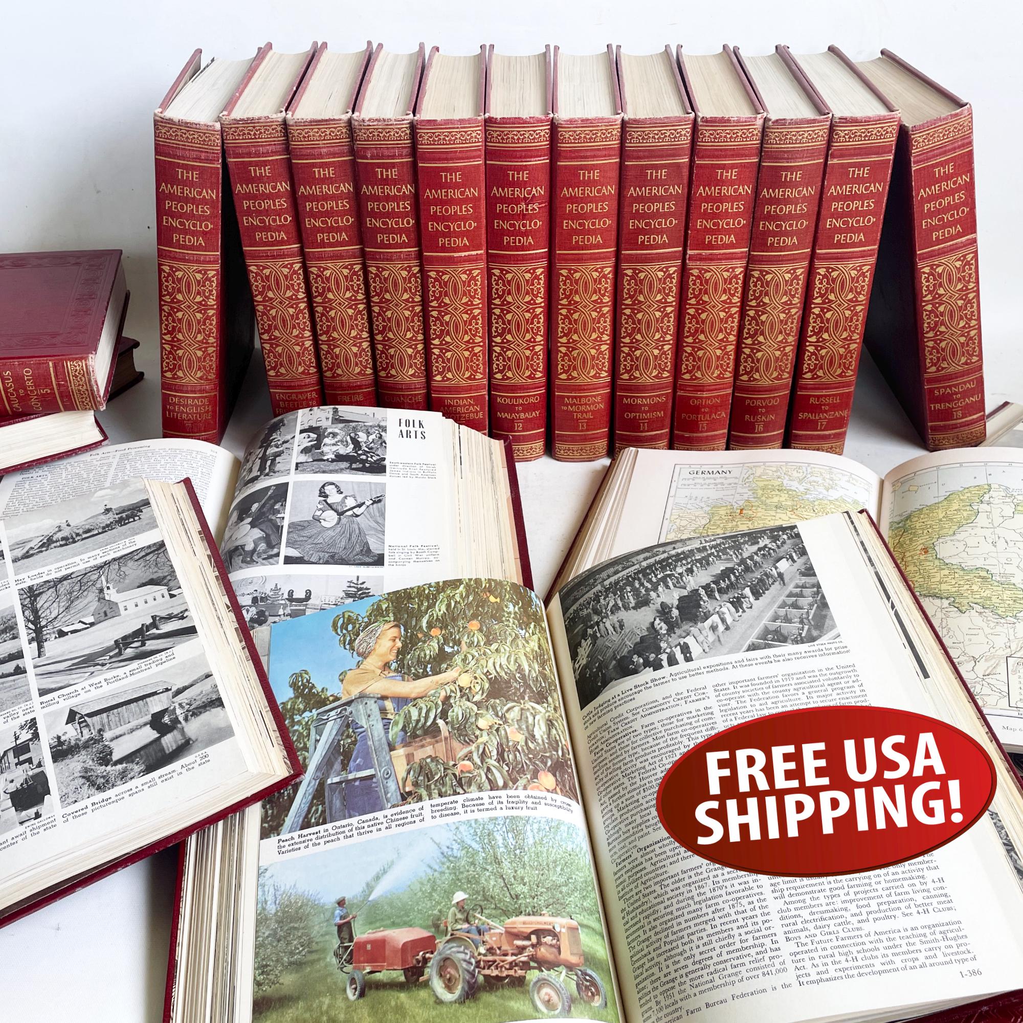 Vintage Encyclopedia Complete Set - Etsy