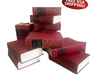 Walter J. Black Collective Works: Classic Literature, Red Hardback Book