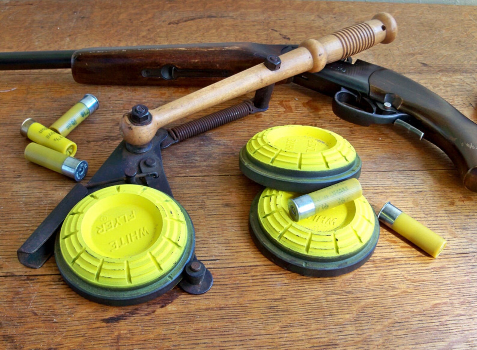 Vintage Hand Trap Clay Pigeon Thrower Fun Lodge Etsy