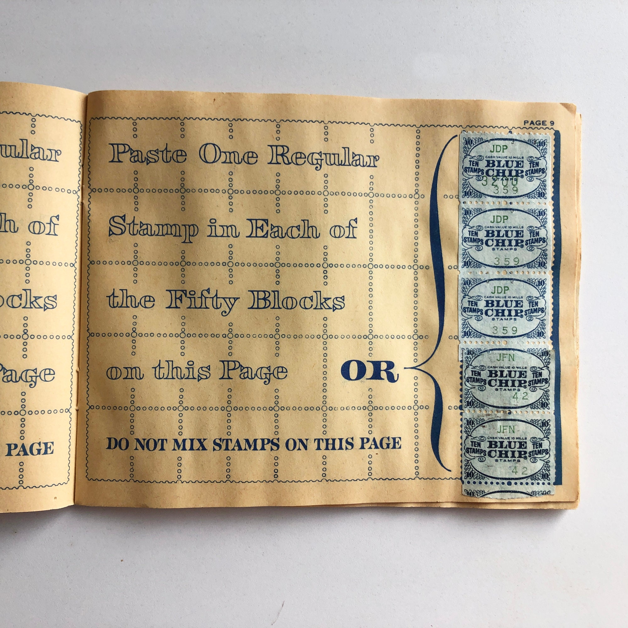 1960s Blue Chip Stamps Savings Book: Mid-century Pop Culture - Etsy