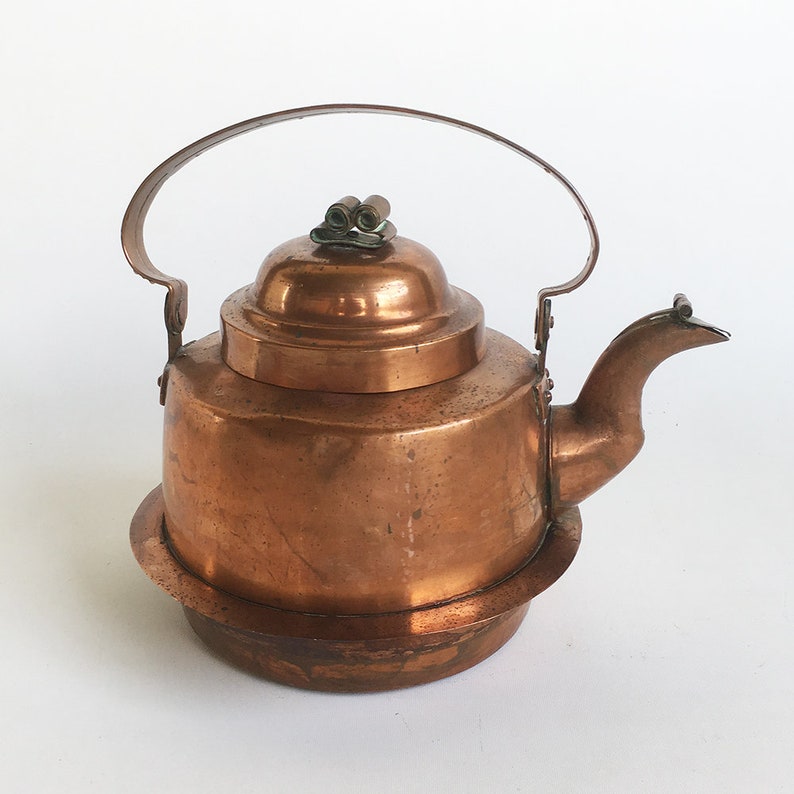 Copper Kettle Dovetail Seams Swedish Imigrant/'s Kettle Made in Sweden Antique Adolf Andersson Ekelundsgatan 14 Copper Teapot