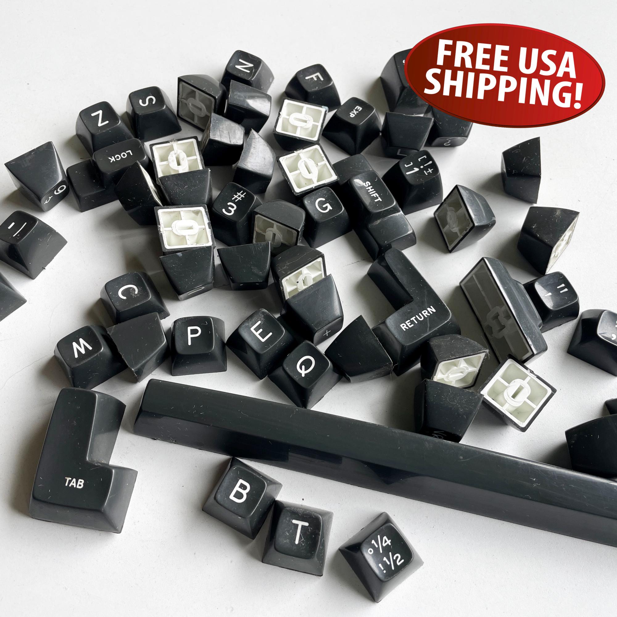 Typewriter Keys Black - Etsy