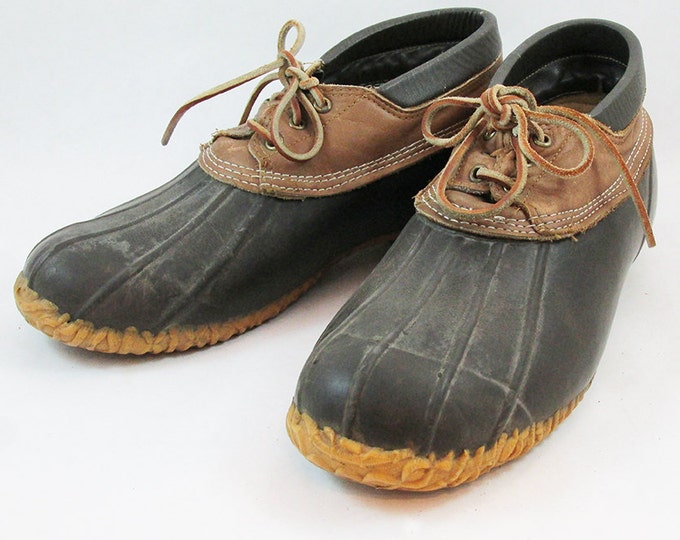 Vintage Eddie Bauer Duck Boots Low Cut Mens Size 12 Etsy