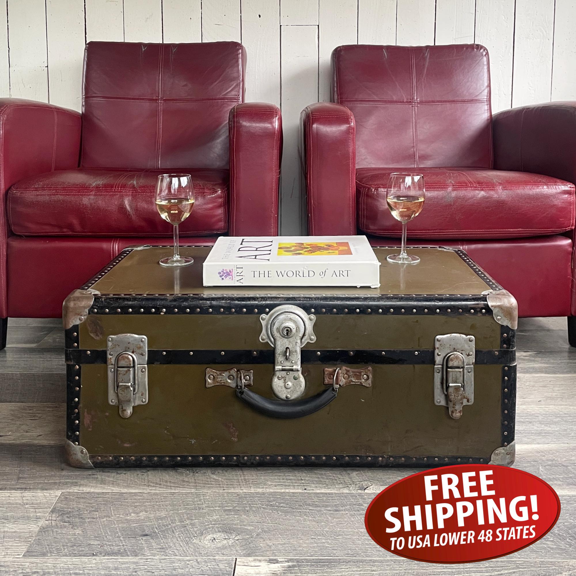 1940's Storage Trunk - Etsy