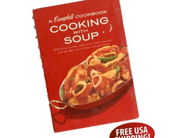 1960s Campbell's Cooking with Soup Cookbook: Mid-Century Recipes