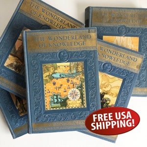 1946 The Wonderland of Knowledge - The New Pictorial Encyclopedia Edition, Youth Encyclopedia, Select Volumes, Replacement Volumes