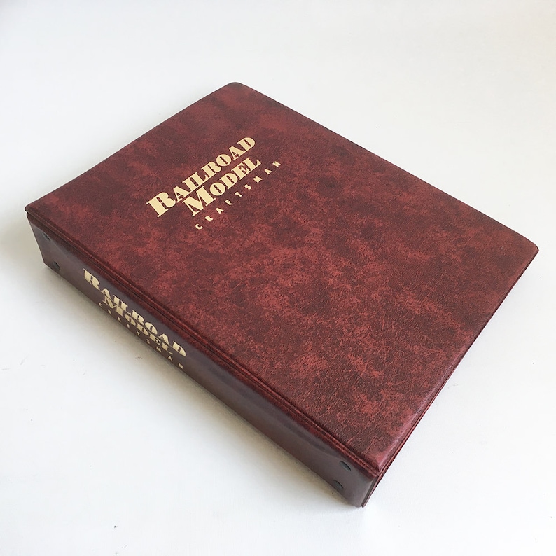 1960s-70s Railroad Model Craftsman Magazines in Binder 12 - Etsy