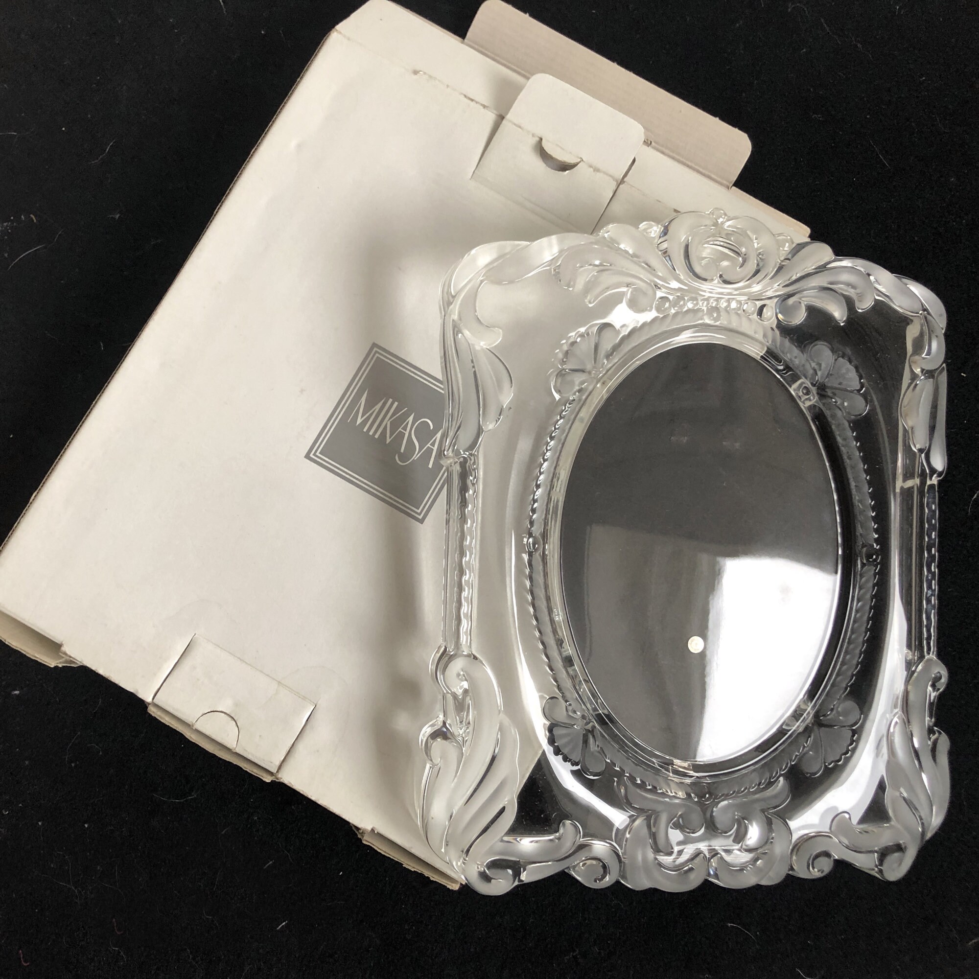 Mikasa crystal picture frame 5x7 deals