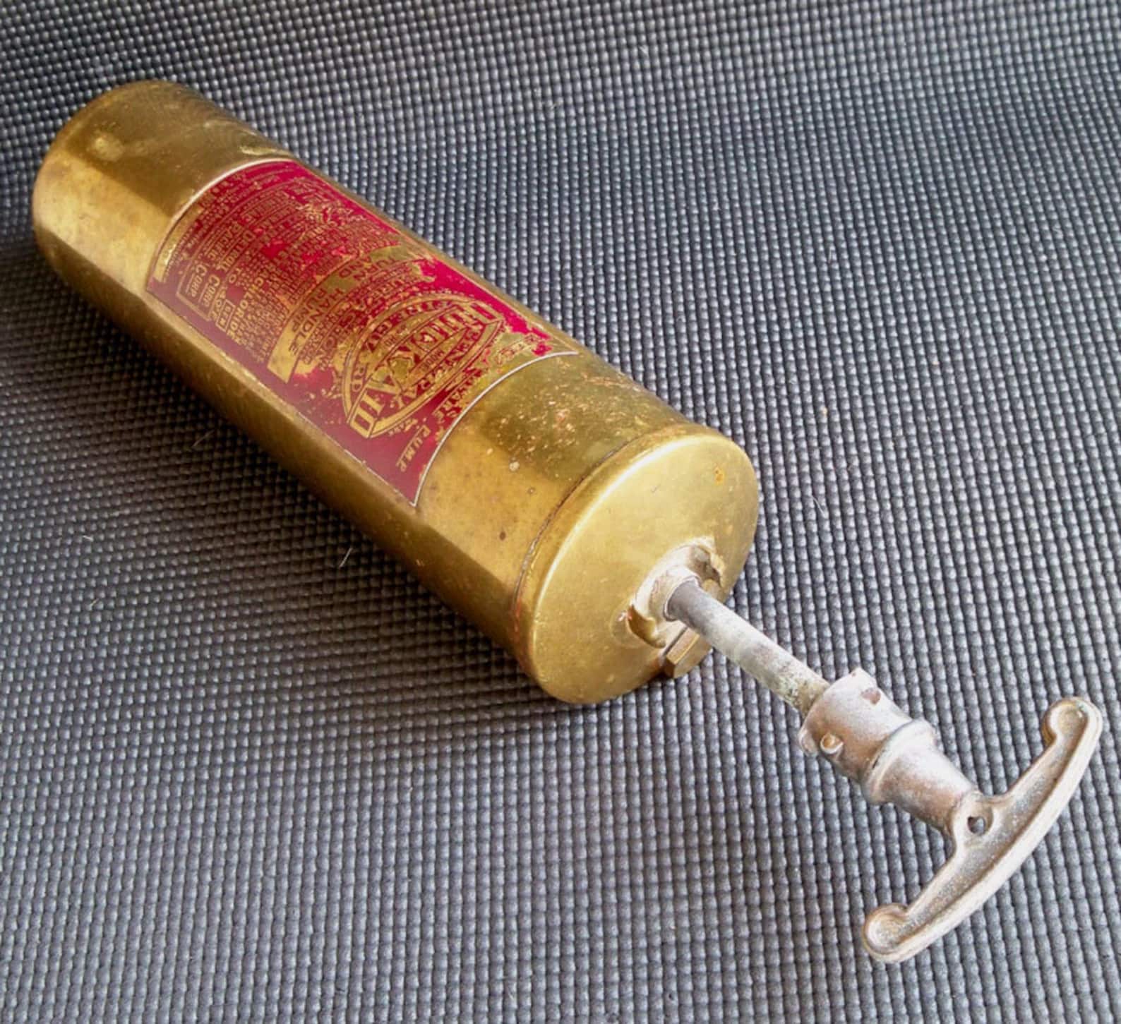 General Fire Guard Quick Aid Fire Extinguisher Brass with Etsy
