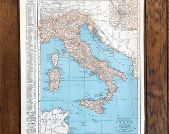 1943年ヴィンテージ世界地図帳：詳細な国々、経年変化した緑青 - Etsy 日本