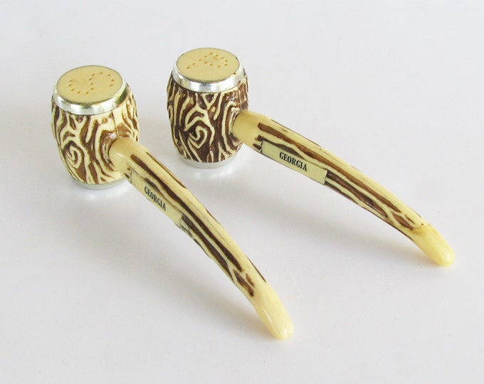 Kitschy Mid Century Corn Cob Pipe Salt & Pepper Shakers Etsy