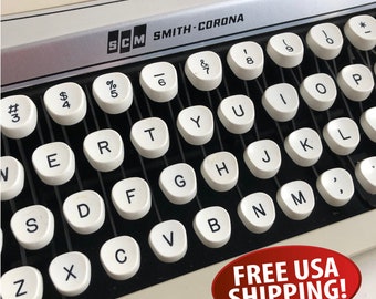 1960s Smith Corona Corsair Typewriter Key Replacement - Salvaged Part
